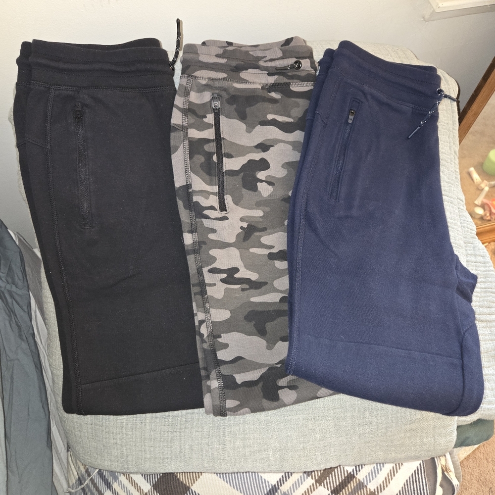 GAP Kids Joggers - Black, Gray Camouflage, Navy